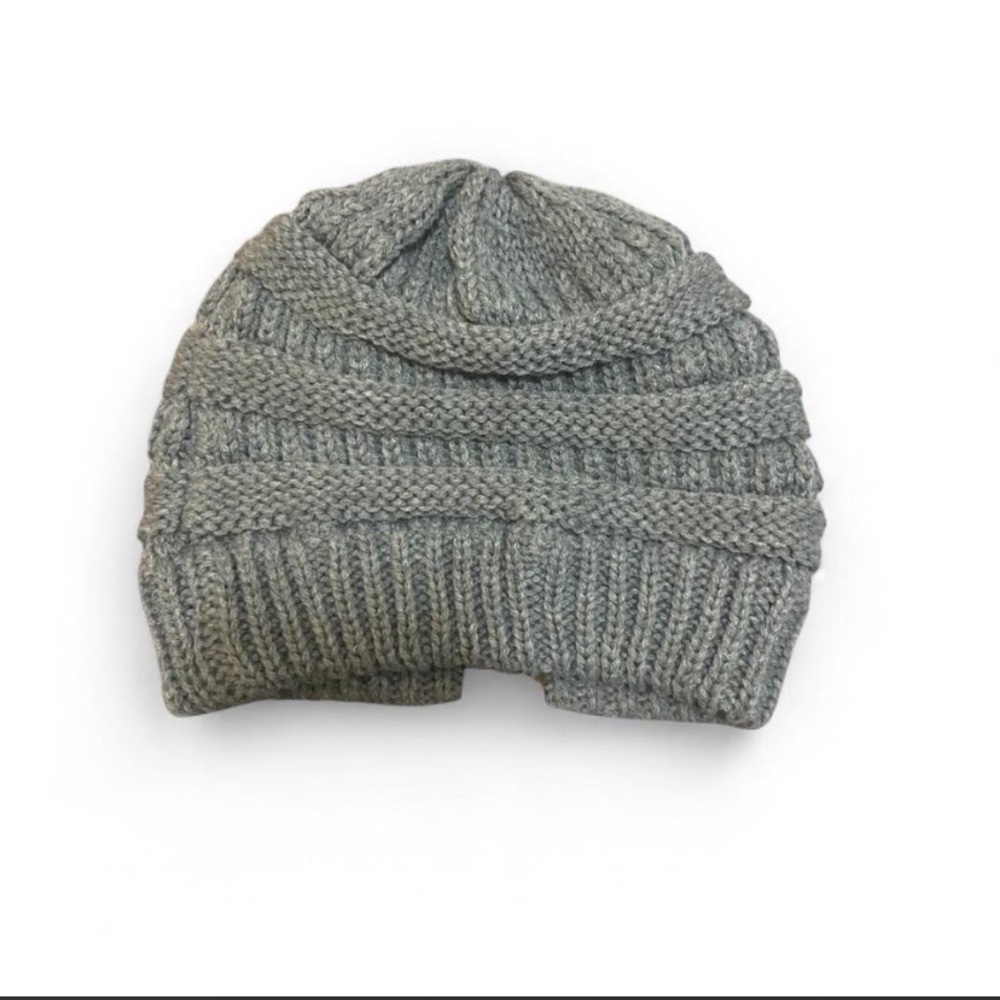 C.C Grey Beanie - Picture 3 of 5